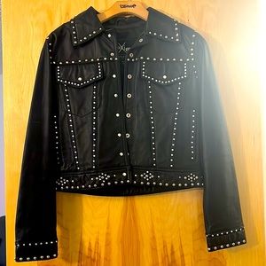 Wilson’s Leather Jacket with Rhinestones